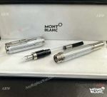 Premium Quality Copy Mont Blanc Writer's Edition Homage to Victor Hugo Fountain Pen Silver